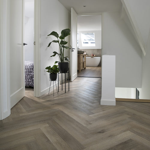 DD PVC klik Trendy visgraat honing