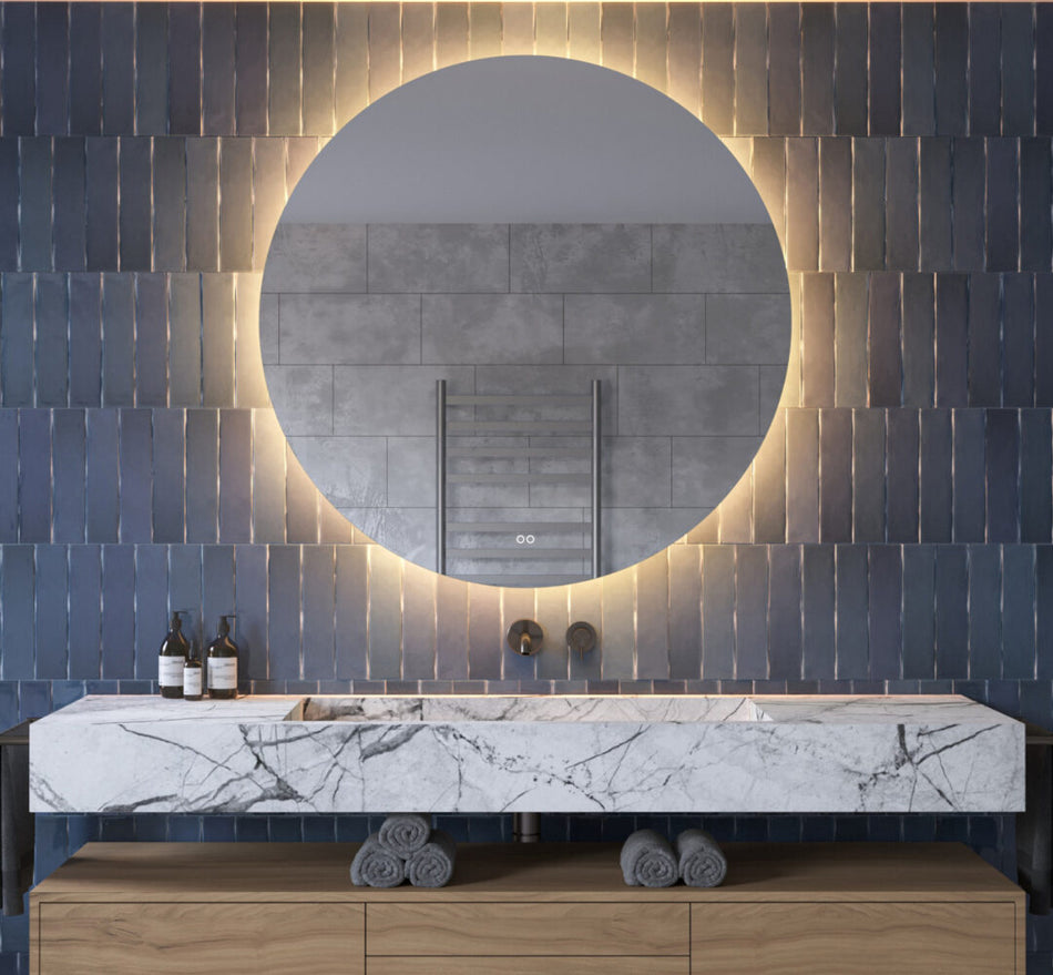 Ronde badkamerspiegel 120x120 cm