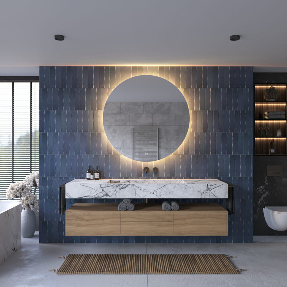 Ronde badkamerspiegel 120x120 cm