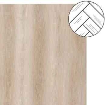 Fresh Oak Light Greige - Plak (dryback) - Visgraat