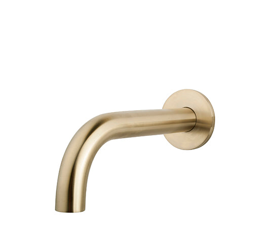 Caral badkraan met ronde uitloop - 20 cm 1/2'' - geborsteld messing