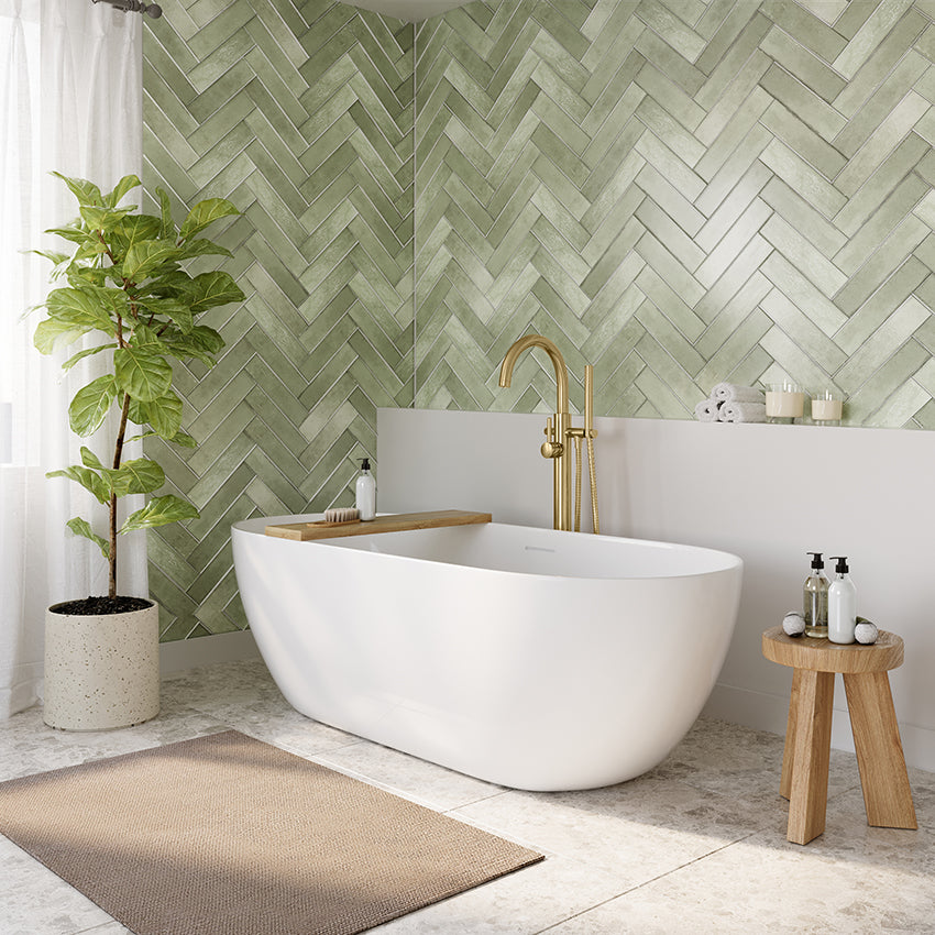 Trens vrijstaand ligbad 180 x 80 cm acryl mat wit - met waste mat wit
