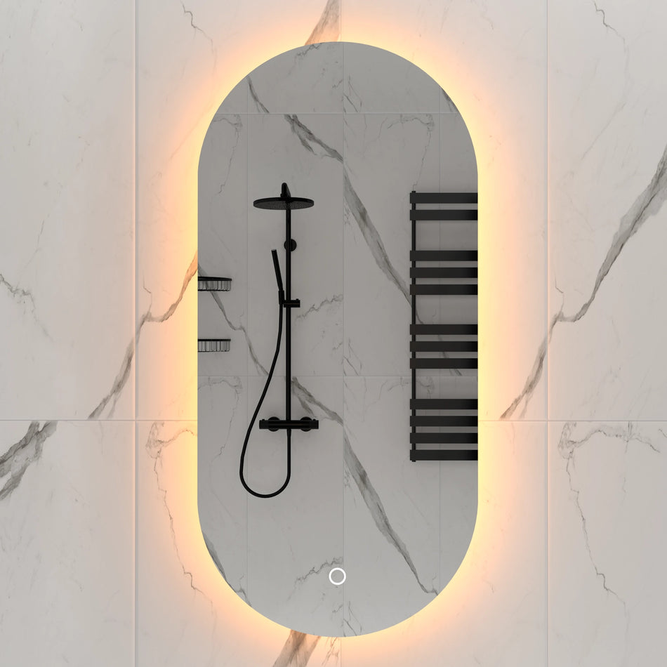 DutchLine – Alura Ovaal Luxe Indirecte Ledspiegel – 45