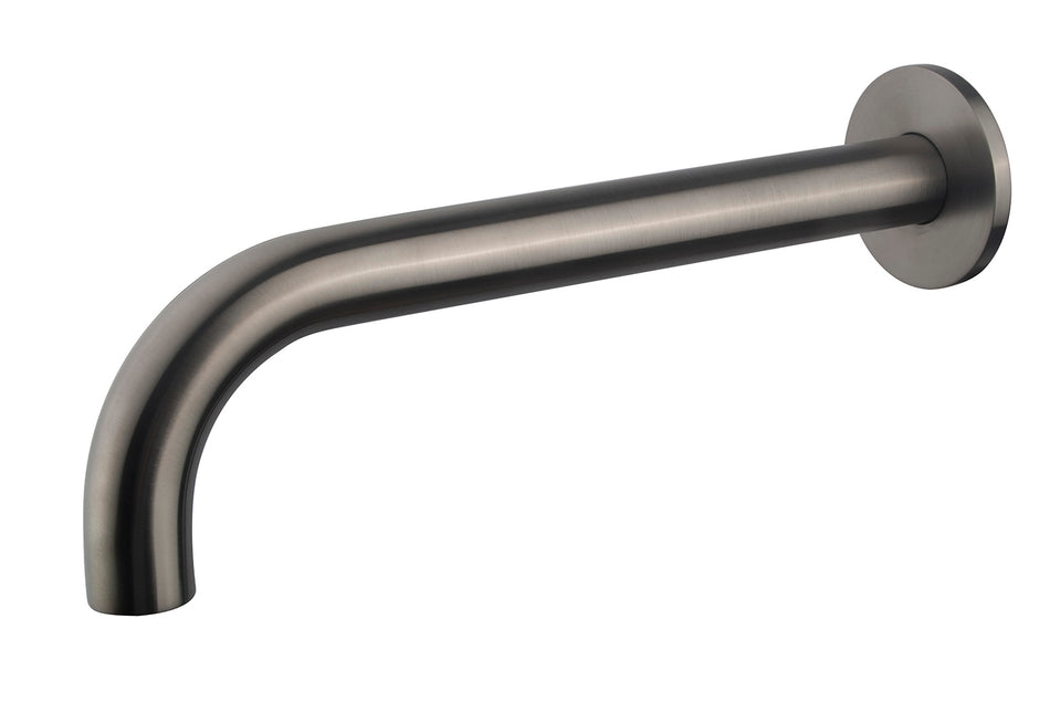 Caral badkraan met ronde uitloop - 25 cm 1/2'' - gunmetal