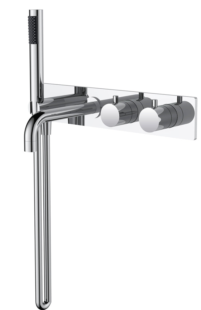 Style badthermostaat muur inbouw - chroom