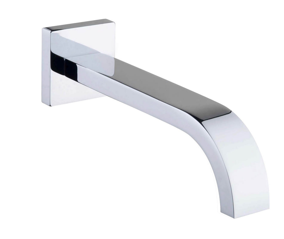 Rombo baduitloop vierkant 20 cm 1/2'' - chroom
