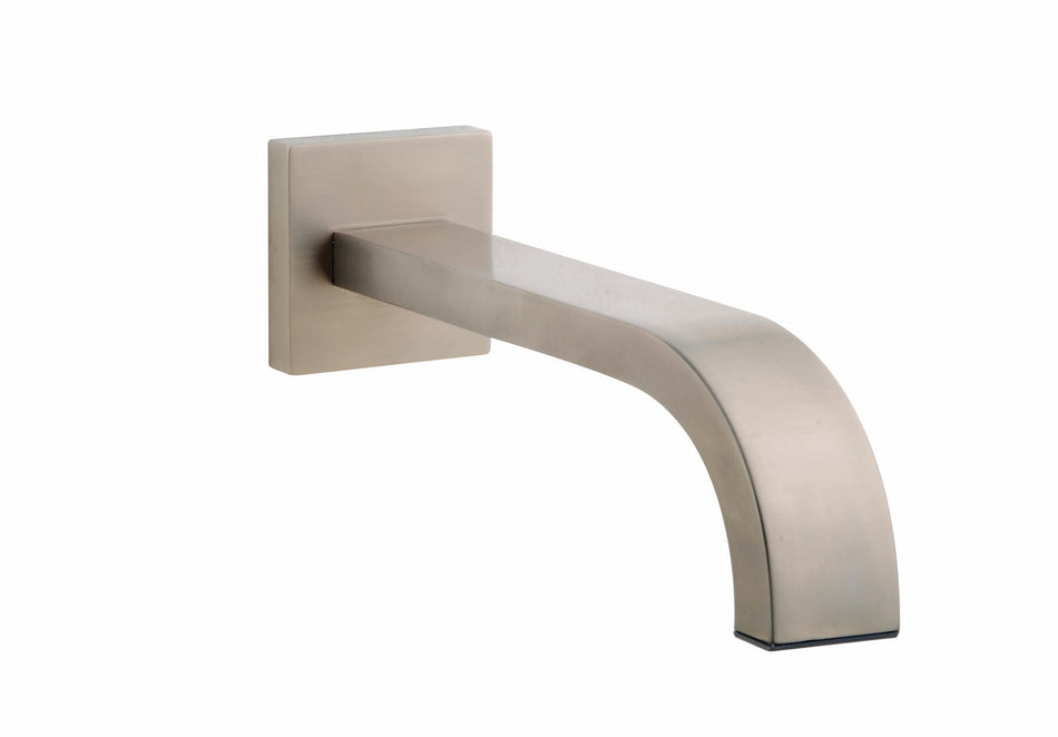 Rombo baduitloop vierkant 22 cm 1/2'' - geborsteld staal