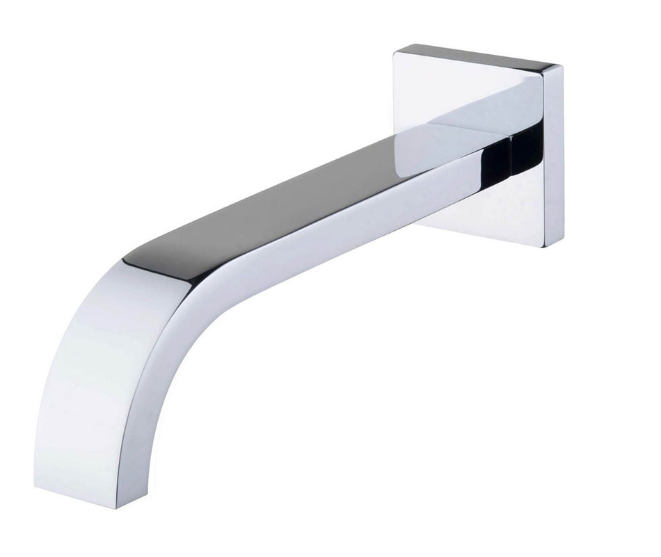 Rombo baduitloop vierkant 30 cm 1/2'' - chroom