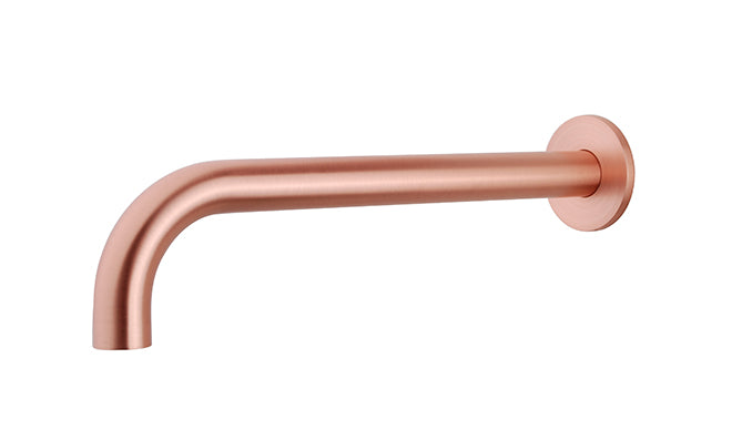 Caral badkraan met ronde uitloop - 30 cm 1/2'' - geborsteld koper