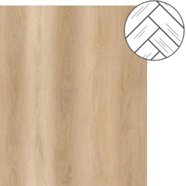 Fresh Oak Natural - Plak (dryback) - Visgraat