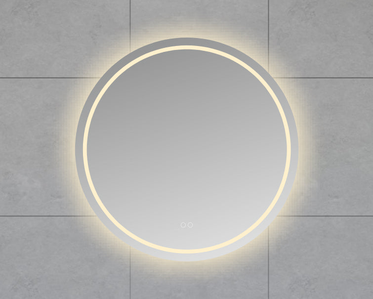 Lumora spiegel rond met LED, dimbaar en spiegelverwarming 80 cm