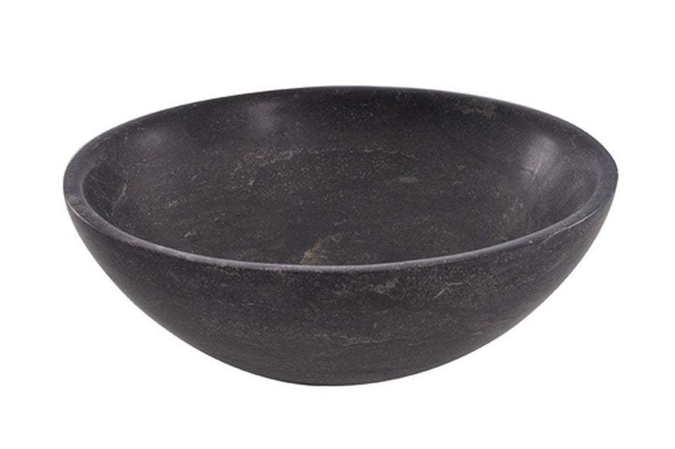 Raw waskom 32x12 cm - hardsteen - gezoet