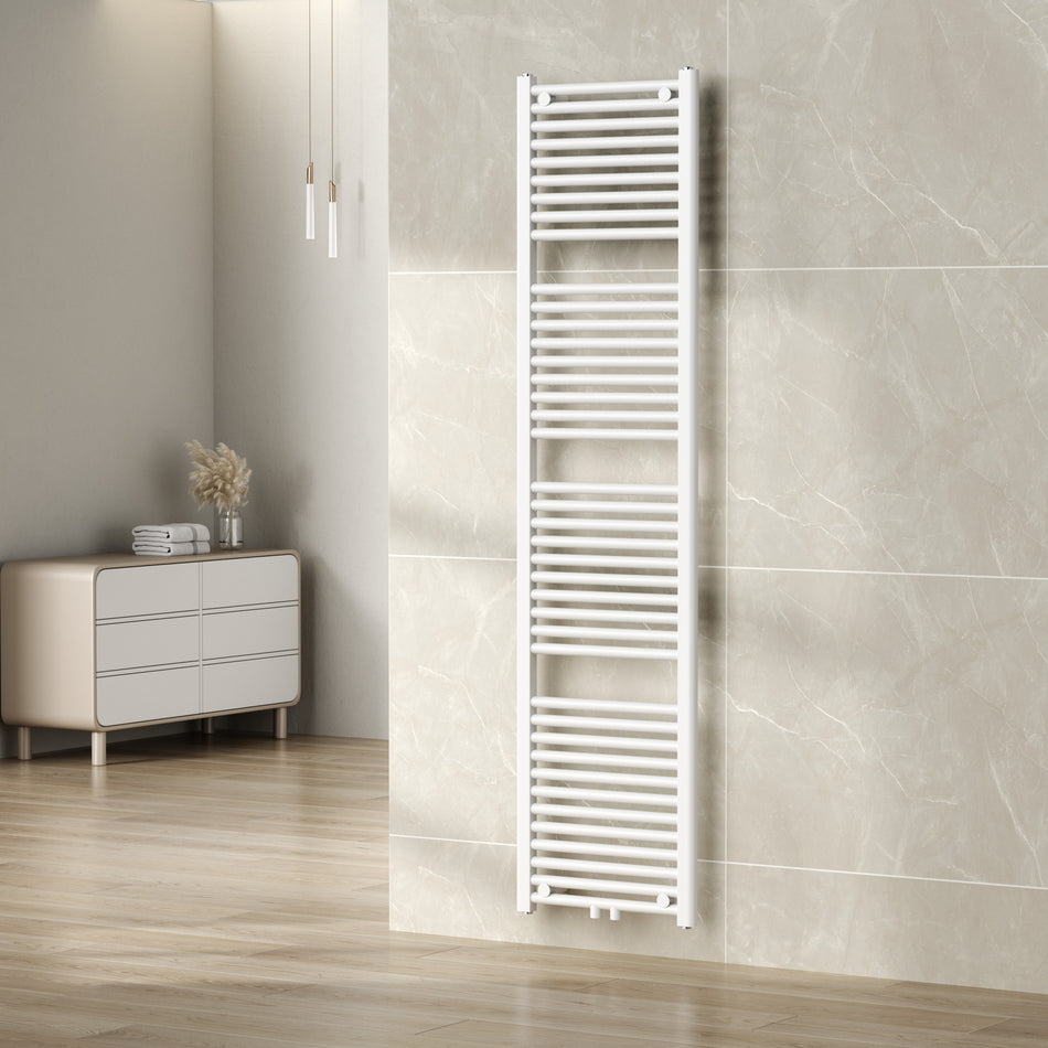 Elara sierradiator 181,7 x 45,0 cm - glans wit