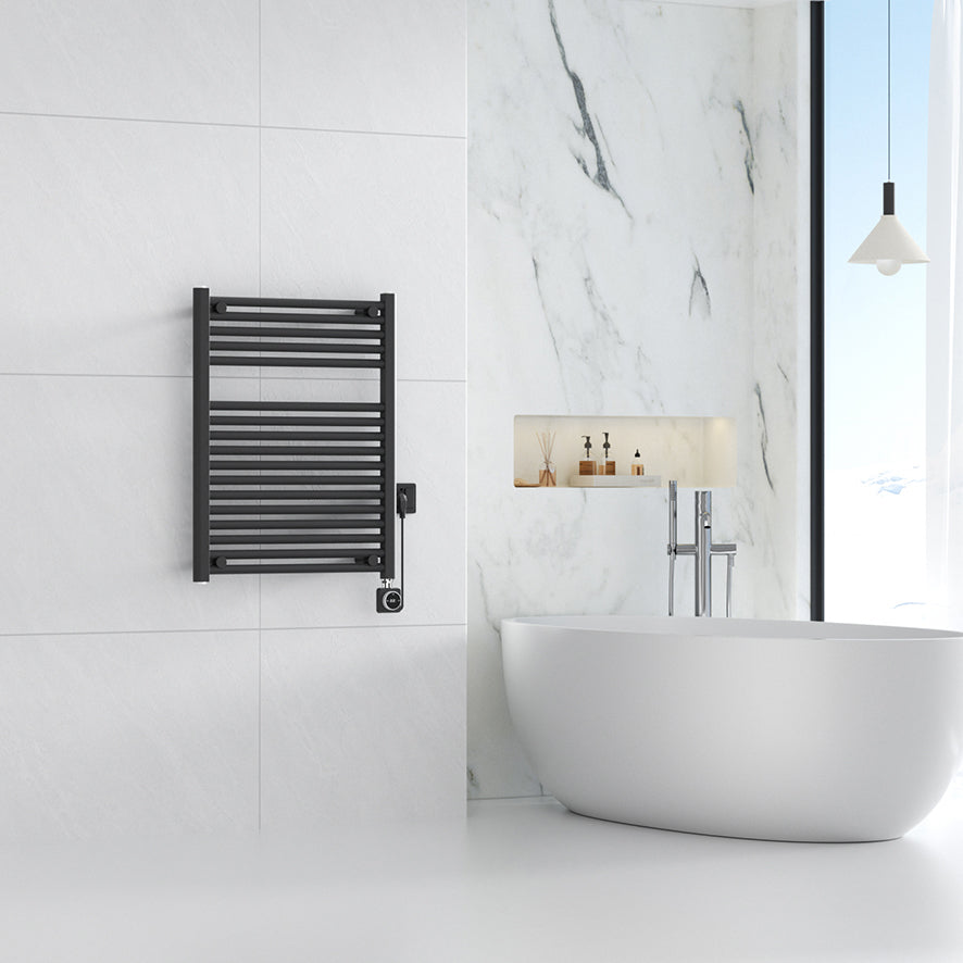 Elara elektrische radiator Smart WiFi 76,6 x 60 cm - mat zwart