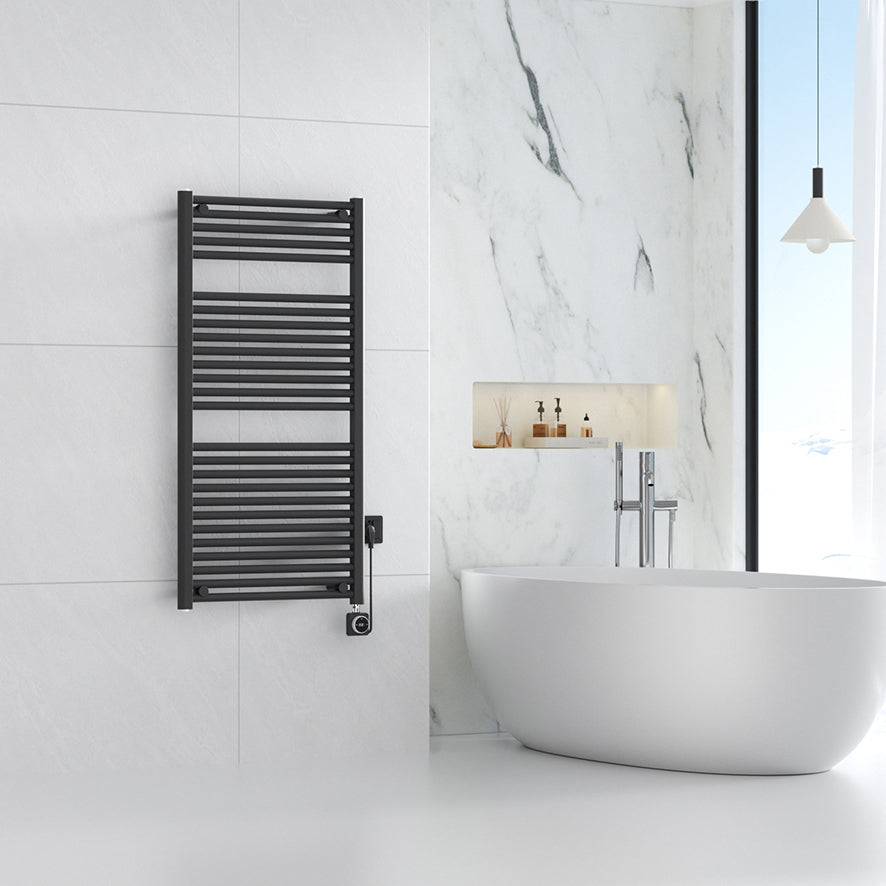 Elara elektrische radiator Smart WiFi 118,5 x 60 cm - mat zwart