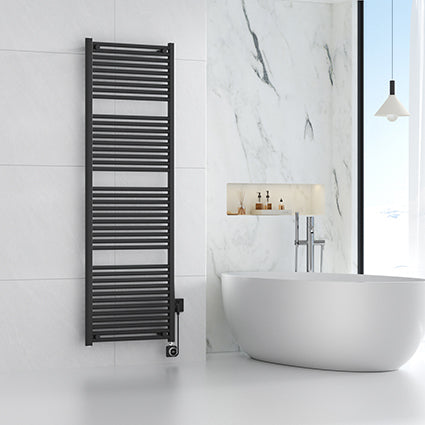 Elara elektrische radiator Smart WiFi 181,7 x 60 cm - mat zwart