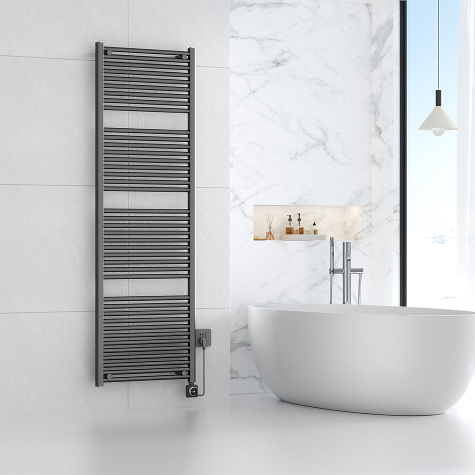 Elara elektrische radiator Smart WiFi 181,7 x 60 cm - gunmetal