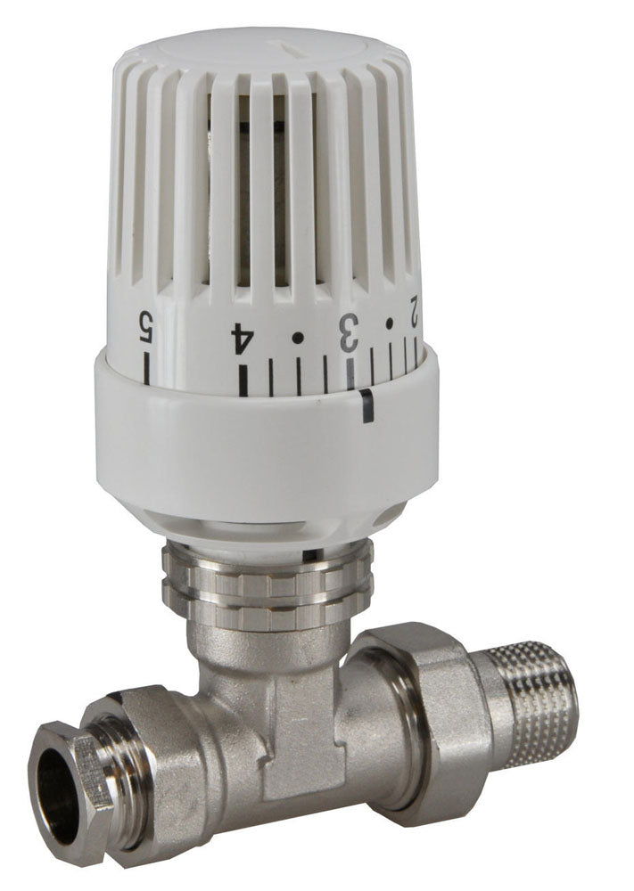 Thermostatische radiatorventiel 1/2''x15mm recht