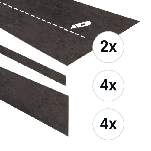 PVC traptreden Himalaya  INCLUSIEF gewenste kleur profiel