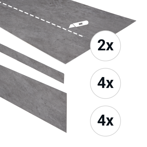 PVC traptreden Kilimanjaro  INCLUSIEF gewenste kleur profiel