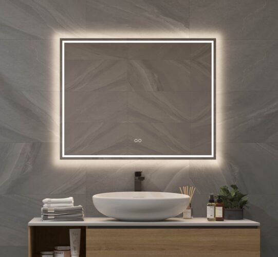Badkamerspiegel 80x70 cm - Vierkant