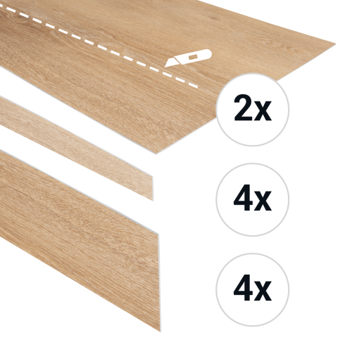 PVC traptreden Lily INCLUSIEF gewenste kleur profiel