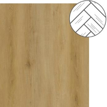 Delicate Oak Amber - Plak (dryback) - Visgraat