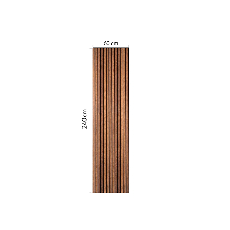 FLEX MOD walnoot akoestisch wandpaneel - 240x60