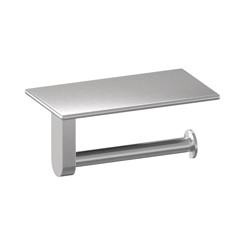 Brauer Brushed Edition toiletrolhouder met planchet RVS geborsteld PVD
