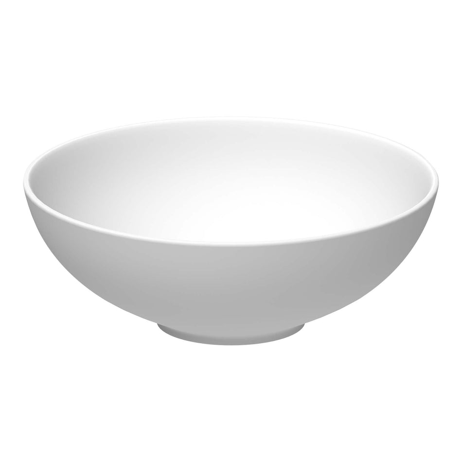 BRAUER Bowl waskom - 40x40cm - rond - keramiek - Mat wit