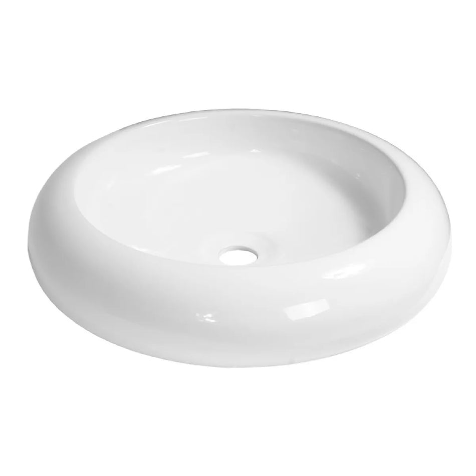 Brauer Cloud waskom keramiek 45cm wit glans