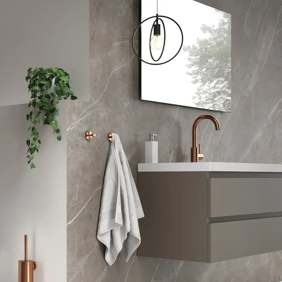 Brauer Copper Edition handdoekhaak koper geborsteld PVD