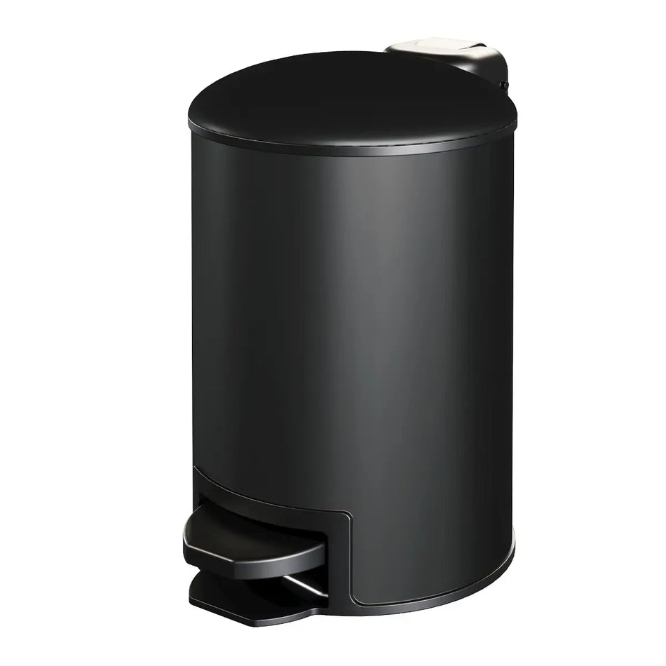Brauer pedaalemmer 3 liter mat zwart