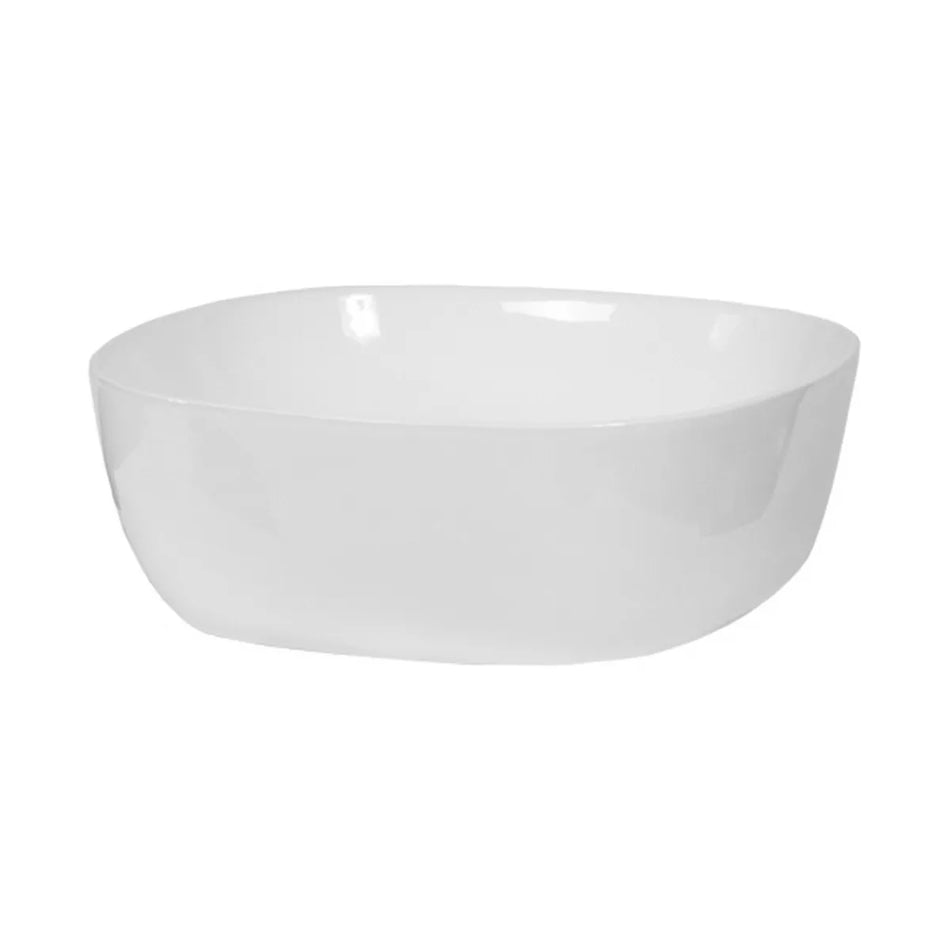 Brauer Wind waskom keramiek 41x41cm wit glans