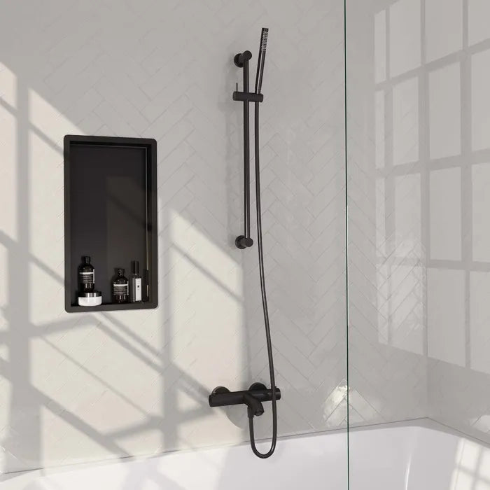 Brauer edition thermostatische opbouw badkraan - glijstang - verkrijgbaar in 6 kleuren