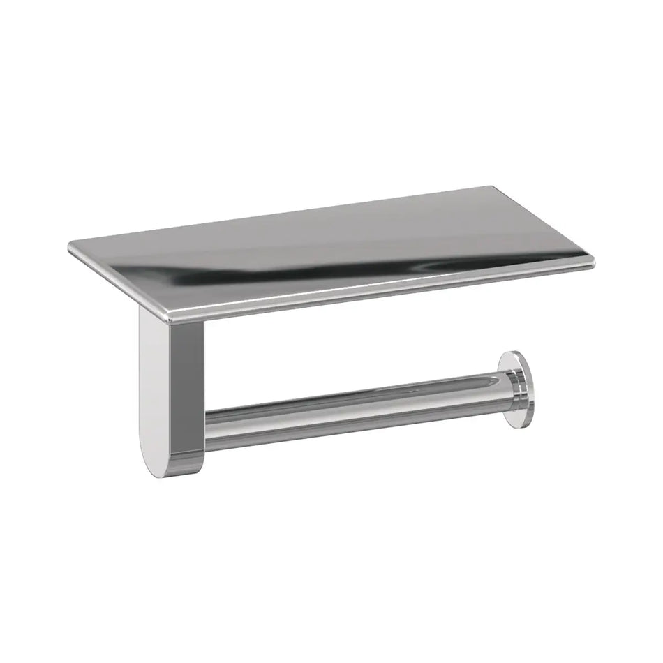 Brauer Chrome Edition toiletrolhouder met planchet chroom