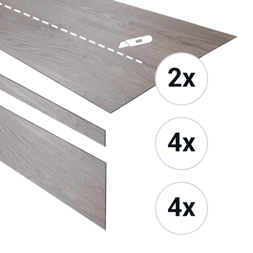 PVC traptreden spekkoek UM INCLUSIEF gewenste kleur profiel