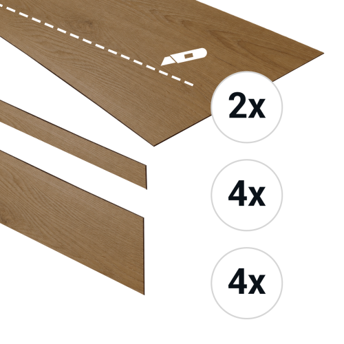 PVC traptreden kiwi INCLUSIEF gewenste kleur profiel