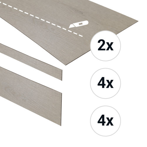 PVC traptreden Odin  INCLUSIEF gewenste kleur profiel