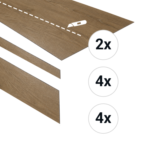 PVC traptreden Vena  INCLUSIEF gewenste kleur profiel