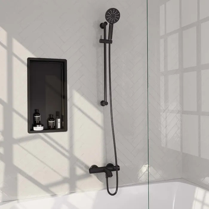 Brauer edition thermostatische opbouw badkraan - glijstang - verkrijgbaar in 6 kleuren